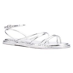 Shops kohls silver sandals