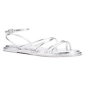 Olivia Miller Women's Public Eye Strappy Sandals