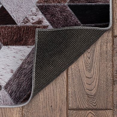 Linon Laredo Granbury Patchwork Rug