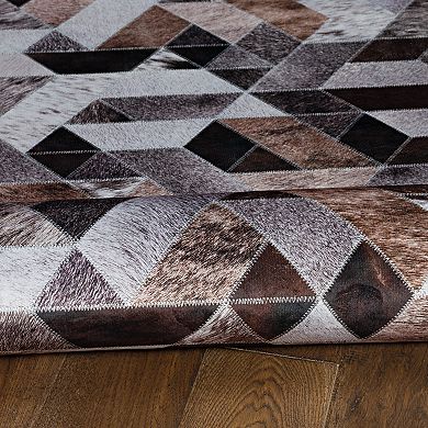 Linon Laredo Granbury Patchwork Rug