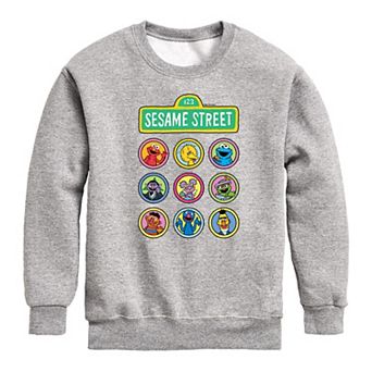 Boys 8-20 Sesame Street Rainbow Fleece Sweatshirt
