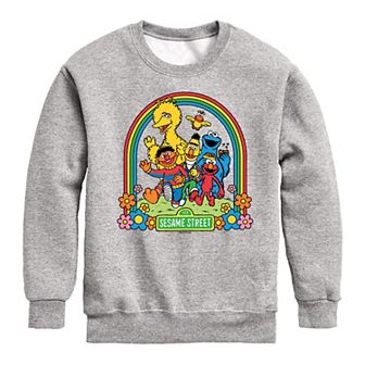 Boys 8-20 Sesame Street Rainbow Fleece Sweatshirt