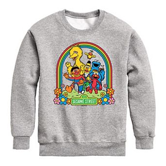 Boys 8-20 Sesame Street Rainbow Fleece Sweatshirt
