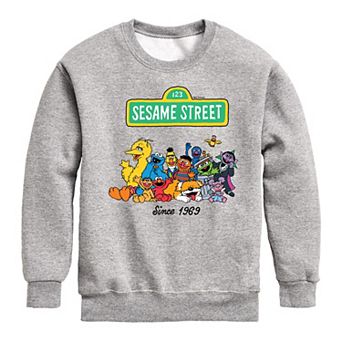Boys 8-20 Sesame Street Since 1969 Fleece Sweatshirt