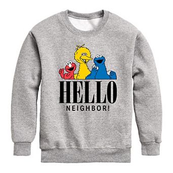 Boys 8-20 Sesame Street Hello Neighbor Fleece Sweatshirt