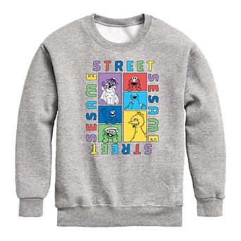 Boys 8-20 Sesame Street Blocks Fleece Sweatshirt