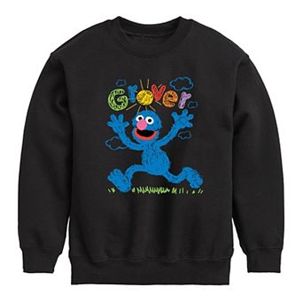 Boys 8-20 Sesame Street Grover Crew Fleece Sweatshirt