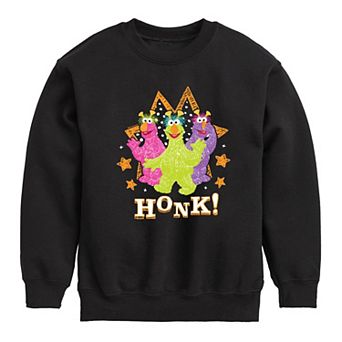 Boys 8-20 Sesame Street Scribble Honkers Fleece Sweatshirt