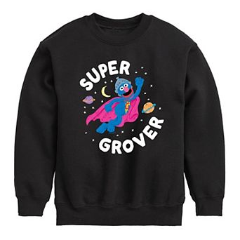 Boys 8-20 Sesame Street Super Grover Fleece Sweatshirt