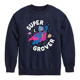 Boys 8-20 Sesame Street Super Grover Fleece Sweatshirt
