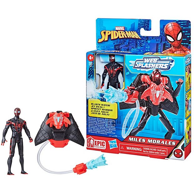 Marvel Spider-Man Miles Morales Aqua Web Splashers Figure