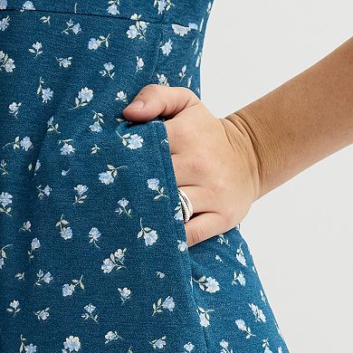 Juniors' Live To Be Spoiled 2-pc. Short Knit Dress and Tee Set