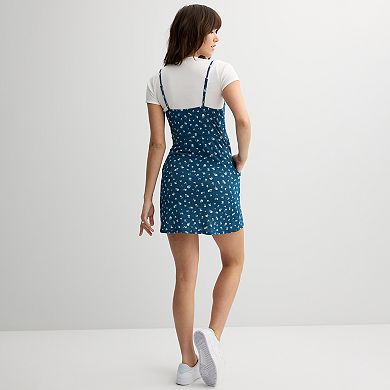 Juniors' Live To Be Spoiled 2-pc. Short Knit Dress and Tee Set