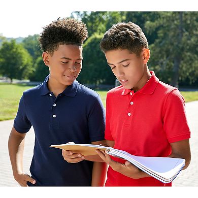 Kids 4-20 French Toast 2-pack Short Sleeve Pique Polo