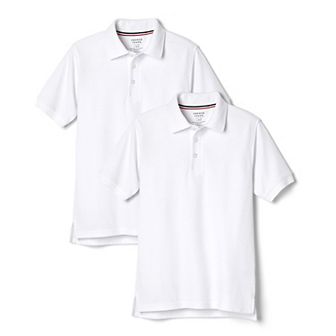 Kids 4-20 French Toast 2-pack Short Sleeve Pique Polo