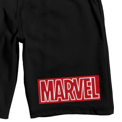 Men's Marvel Comics Logo Pajama Shorts