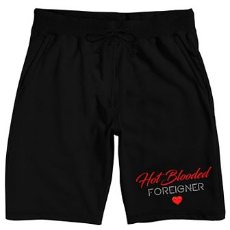 Men's Foreigner Hot Blooded Pajama Shorts