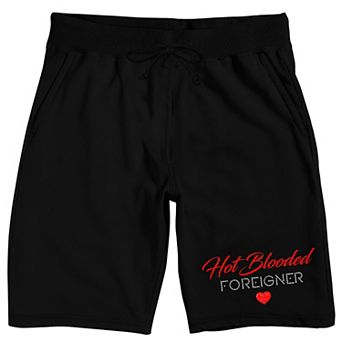 Men's Foreigner Hot Blooded Pajama Shorts