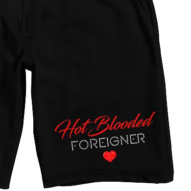 Men's Foreigner Hot Blooded Pajama Shorts