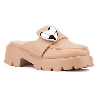 Olivia Miller Heartless Women's Platform Mules