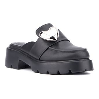 Olivia Miller Heartless Women's Platform Mules