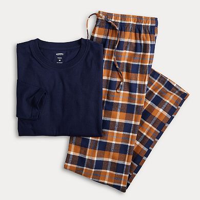 Men's Sonoma Goods For Life® Long Sleeve Pajama Shirt & Flannel Pajama Pants Set