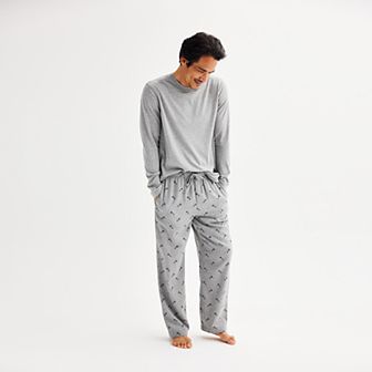 Men's Sonoma Goods For Life® Long Sleeve Pajama Shirt & Flannel Pajama Pants Set