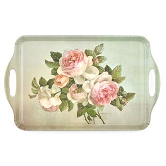 Pimpernel Antique Roses Melamine Handled Tray
