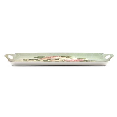 Pimpernel Antique Roses Melamine Handled Tray