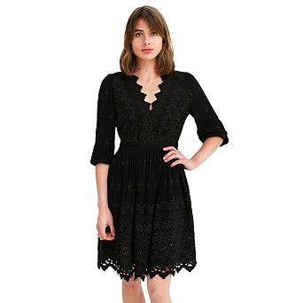 Sweet Talk Eyelet Mini Dress