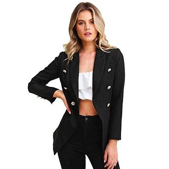 Princess Polina Textured Weave Blazer