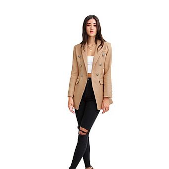Princess Polina Textured Weave Blazer