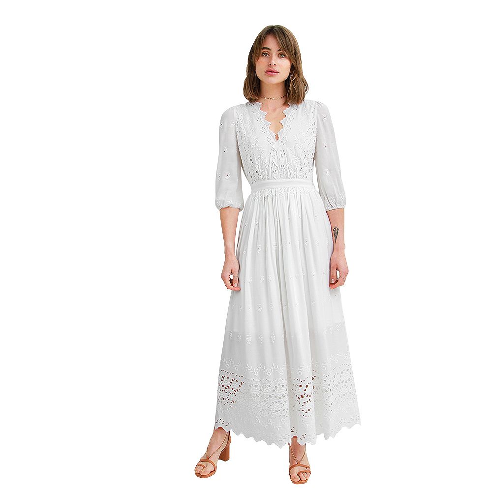 cos layered bandeau midi dress COS