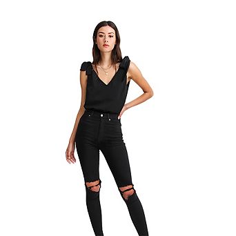 Feel For You V Neck Top