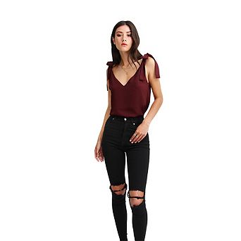 Feel For You V Neck Top