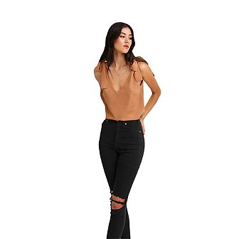 Feel For You V Neck Top