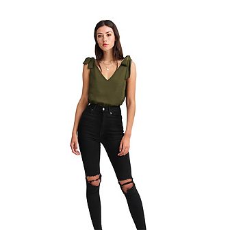 Feel For You V Neck Top