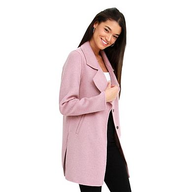 Ex Boyfriend Wool Blend Oversized Jacket