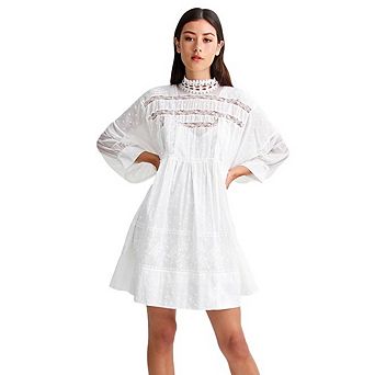 Unforgettable Oversized Lace Mini Dress