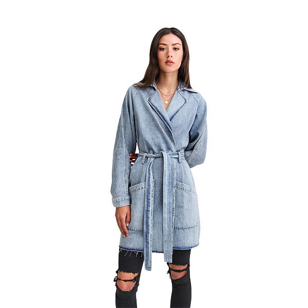 Soft Fluid Twill Boyfriend Jacket