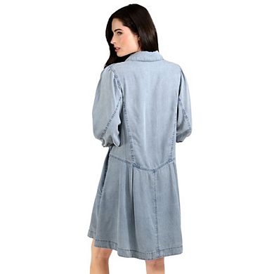 Supercut Denim Dress