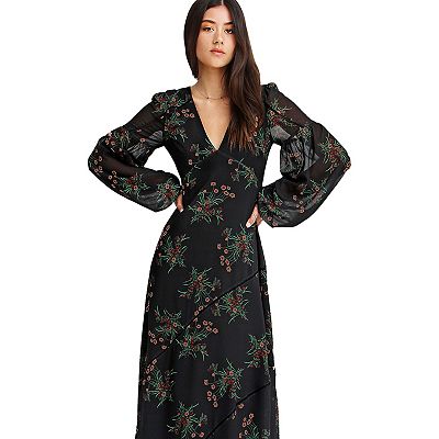 charcoal grey long sleeve dress Live Loud Long Sleeve Mini Dress Charcoal main image 0