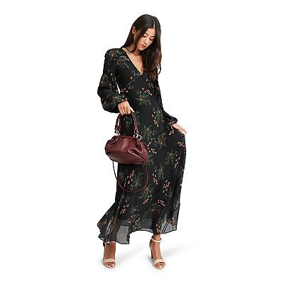 maxi bubble hem dress Violette Bubble Hem Maxi Dress – dresshireaustralia