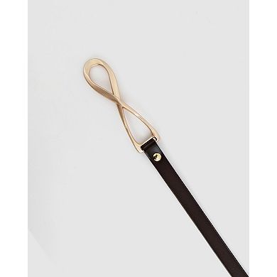 London Mood Leather Tie Belt