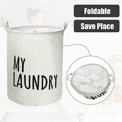 Foldable Laundry Hamper With Handle For Bedroom Bathroom 15.75"x19.69"