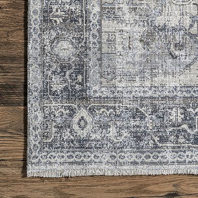 Lauren Liess Larkspur Persian Fringed Area Rug