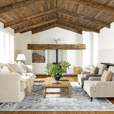 Rugs USA Larkspur Persian Fringed Area Rug