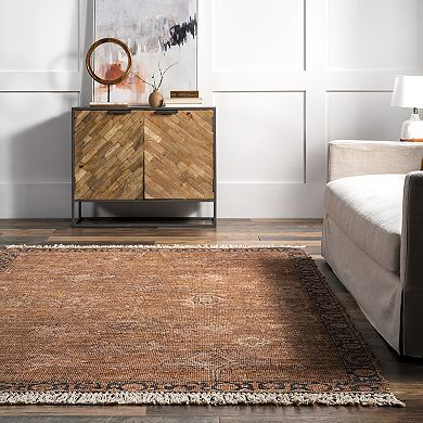 Rugs USA Marigold Vintage Tasseled Area Rug