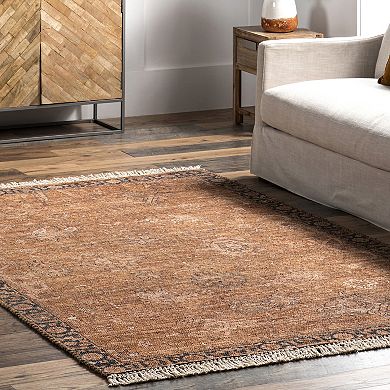 Rugs USA Marigold Vintage Tasseled Area Rug
