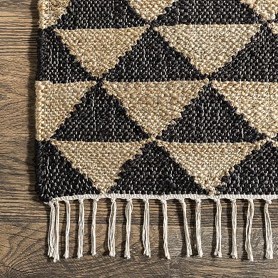 Rugs USA Arrowroot Geometric Tasseled Area Rug
